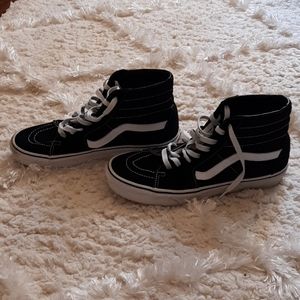 ☆black high top vans☆